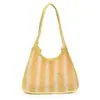Bolso de cesta tejida para mujer 2026 nuevo de moda casual estilo vacacional perezoso de un solo hombro para llevar debajo del brazo bolso tote bolso de trabajo