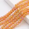 Joyería Hecha a Mano Accesorios DIY Cuentas Sueltas de Cristal Al por Mayor 6-10mm Chapado 96 Caras Cuentas de Tierra Cuentas de Cristal Disco