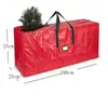 Bolsa de Mudanza para el Hogar Tejida de PE Más Vendida de Amazon, Bolsa Portátil de Almacenamiento para Exteriores, Bolsa a Prueba de Polvo e Impermeable para Almacenamiento de Árbol de Navidad
