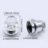 Adecuado para Chevrolet 24mm Tapa Decorativa a Prueba de Polvo y Óxido para Tuerca de Cubo de Rueda de Plástico de Coche 15661036 T86