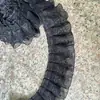 Encaje plisado Encaje de doble capa Accesorios de encaje Materiales de decoración para dobladillos Ropa Cortinas con volantes de hongo Cinturón de gasa de nieve