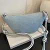 Bolsa Jeans de Verão 2026 Transfronteiriça para Mulheres, Grande Capacidade Versátil Casual Nicho Ombro Transversal Bolsa Bolinho