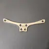 Hebilla Dorada con Forma de Pájaro con Alas Estrechas de Seis Agujeros del Fabricante, Hebilla de Ajuste Transversal Universal para Instrumento Saxofón Flybird