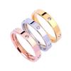 Anillo Transfronterizo de Acero de Titanio Nueva Joyería de Acero Inoxidable Juego de Tres Piezas con Diamantes Anillos de Pareja Diamante