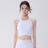Nuevo Chaleco de Yoga sin Mangas con Cuello Redondo, Top Transpirable de Corte Ajustado, Sujetador Deportivo para Pilates Fitness
