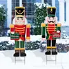 Cartão de lugar de Natal 2023 Monstro de cabelo verde Grinch presente presente Max decoração de gramado de jardim de Natal