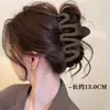 Presilha de garra doce oversized estilo coreano 2026, de alta qualidade e requintada, presilha tubarão versátil para coques na nuca, acessório de cabelo
