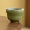 Taza de Degustación de Té Calabaza del Horno Yaozhou Nuevo Estilo Chino Juego de Té Cerámico Vintage Taza de Maestro Taza Individual Taza de Té para el Hogar Té Zen