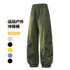2026 pantalones casuales nuevos, pantalones tácticos, pantalones de paracaidista, pantalones de pareja, pantalones cargo, marca de tendencia estilo americano para hombre, casual de otoño, ajuste holgado