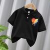 Camiseta Coreana de Manga Corta para Niño Ropa de Verano 2025 Nueva Ropa para Niños Verano Moda Suelta Algodón Camisetas Tops de Moda