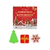 OCEAURA Conjunto de Bolas de Banho de Natal Bola de Banho Colorida Chuveiro de Bolhas Fragrância Hidratante Fragrância de Flores