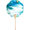Ventilador antigo espessado liso pintado à mão tinta de jangada DIY ventilador de tinta de jangada papel de arroz cartão rígido ventilador semi-cozido fabricantes atacado