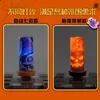 Garrafa de vidro exclusiva de Halloween transfronteiriça, luz ambiente USB touch, frequência ajustável, adequada para carro, mesa e quarto, luz noturna LED