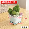 Maceteros Rectangulares para Jardinería al por Mayor, Macetas para Cultivo de Plantas Verdes, Macetas para Cultivo de Suculentas en Repisa de Casa, Macetas de Plástico Transpirables para Plantación