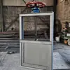 Puerta de Acero y Compuerta Integradas, Mecanismo de Apertura y Cierre de Compuerta para Proyecto de Conservación de Agua, Placa de Compuerta, Tratamiento de Aguas Residuales, Hierro Fundido, Cuadrado, Redondo, Sello Blando