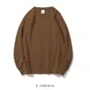 Sudadera de cuello redondo de tela saludable de doble cara, mercancía IP, hecha a medida para grupos culturales y creativos, con bordado e impresión directa de logotipos disponibles bajo pedido.
