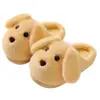 Pantufas de Algodão de Cachorrinho Fofo Femininas Inverno Casal Sapatos Peludos Quentes Antiderrapantes Casa Celebridade da Internet Pantufas de Algodão de Casal Fofas