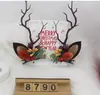 Pasador de Navidad Corea del Sur pasador infantil para niñas bebé clip de ciervo festivo tocado parte trasera de la cabeza accesorios para el pelo de Navidad
