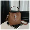 Bolso Cubo Casual, Simple, Elegante, Diseño de Nicho, Color Contrastante, Nuevo Modelo Transfronterizo 2026, Bolso de Mano Cruzado para Mujer