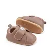 Zapatos de cuero para bebé de primavera y otoño nuevos para bebés y niñas de 0 a 2 años, suela de goma suave, antideslizantes, casuales para niños pequeños
