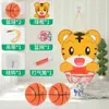Marco de baloncesto colgante directo de fábrica para niños, soporte de tiro, interior, niños, pelota, 1-3 años, preescolar, juguetes de pared