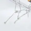 [] Oferta especial collar de mujer cadena para la clavícula estilo de exposición circonita microincrustación collar de mujer joyería estilo commuter