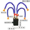 Máquina de Chispas con Interruptor, Base Magnética, Tubo de Pulverización de Aceite, Tubo de Aceite para Máquinas Herramienta, Tubo de Pulverización de Agua, Enfriador de Cabeza Redonda, Base Magnética Fuerte, Tubo Simple/Doble