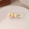 Desenho animado fofo urso de manteiga grampo de cabelo doce menina estrela bico de pato clipe lateral doce menina todos os acessórios de cabelo de estudante combinando mulheres