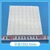 Almohadillas Anticolisión para Muebles de Gabinete Plano, Almohadillas Anticolisión con Adhesivo Posterior, Almohadillas de Silicona con Adhesivo Posterior, Amortiguadoras y Antideslizantes