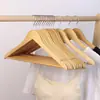 Cabides de Madeira Maciça Sem Marcas Cabide Doméstico Loja de Roupas Hotel Clipes para Calças Armazenamento Antiderrapante Varal Cabides de Madeira Cabides para Calças Atacado