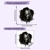 Comércio Exterior Halloween Horror Fantasma Feminino Quebrando Adesivos de Parede Quarto Sala de Estar Decoração de Casa Adesivos de Parede Atacado
