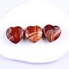 Piedra Natural de Venta Caliente Transfronteriza 30*12 Corazón No Poroso Cristal Rosa Accesorios de Juguete Arqueológico Corazón DIY Pequeño Regalo
