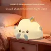 Luz Noturna de Panda Recarregável Silicone Companheiro de Sono Luminária de Mesa de Cabeceira Presente de Aniversário para Meninas Luz Ambiente