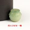 Escultura de Raiz de Bodhi Pote de Mel Contas Espalhadas 12MM Couro Yin Pulseira DIY Contas de Buda Wen Acessórios para Brincar Pequeno Pingente Bodhi Verde