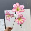 Nuevos Materiales Florales para Bodas Flores de Lirio 3D Flores Artificiales Decoración de Techo de Salón de Bodas de Alta Gama Flores de Lirio Flores Falsas