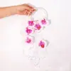 Decoração de quarto de casamento com orquídeas phalaenopsis, enfeites pendurados portáteis, decoração de maçaneta de porta de casamento, adereços e acessórios para fotos de sala de estar de casamento