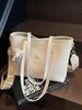 Bolso de Axila Textil Transfronterizo Más Vendido 2025 Nuevo Casual Simple Bolso de Hombro Gran Capacidad Crossbody Tote Bag