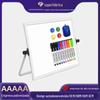 Suporte de mesa personalizado quadro branco pequeno quadro de avisos magnético quadro de recados móvel quadro de mensagens para casa quadro de escrita dupla face