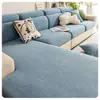 Funda de sofá de forro polar engrosado, funda completa, funda elástica para cojín de asiento de sofá, antideslizante, resistente a arañazos de gato, protección universal para sofá del hogar