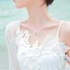 Wanying Jewelry Collar One Wang Qingquan para Mujer Plata de Ley S925 ins Joyería de Lujo Ligero Personalizada Creativa Accesorios para el Día de San Valentín