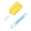 Cepillo de esponja para biberones de bebé, suministros para bebés, esponja de nailon, cepillo para pezones, pajita de limpieza, cepillo para biberones de leche, traje