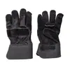 Guantes de soldadura eléctrica de piel de vaca guantes de trabajo suaves de protección laboral guantes de soldador suaves resistentes al desgaste piel de palma completa de goma amarilla
