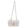Popular y exquisita bolsa cuadrada pequeña acolchada con cadena para mujer, nuevo modelo 2026, bolso de hombro y cruzado de nicho de lujo ligero de alta gama