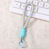 Nuevo Lanyard para Teléfono Color Bloqueo Dopamina Colgante Llavero de Cuentas DIY Figura de Muñeca Encanto para Bolsa de Botella de Agua