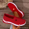 Zapatos de Malla Tejida Casuales Cómodos de Talla Grande para Mujer, sin Cordones, para Madres, Transfronterizos Temu, Primavera/Verano 2026