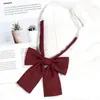 Camisa de Color Estilo Preppy, Accesorios para Uniforme Escolar, Pajarita de Raíz de Pluma, Uniforme JK Femenino, Traje de Marinero Puro, Decoración de Lazo, Moderno