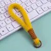 Lanyard de Felpa Colorido para Teléfono Colgante de Muñeca con Cuerda Tejida a Mano en Forma de Estrella Llavero Lanyard para Botella de Agua