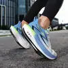 Zapatos deportivos casuales de placa de carbono de talla extragrande transfronterizos para hombre, zapatos para pruebas físicas juveniles para todas las estaciones, zapatillas de correr de malla
