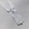 Produtos genuínos YKK5 Nylon Peças Amêndoa Zíper Rabo Aberto Zíper Jaqueta de Pena Zíper Colchão Zíper Roupa Preto e Branco