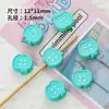 Botões de Maçã Pintados Botões Redondos com Contas Feito à Mão DIY Pulseira Colar Chaveiro Material Joia Acessórios Pequenos